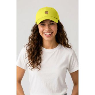 Dalix Pretzel Dad Cap in Yellow at Nordstrom