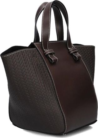 ViaMailBag Lily Braid Tote Bag - Dames - Tassen - Bruin - Maat: ONE Size