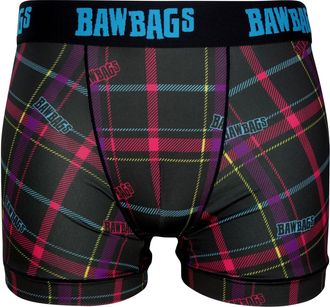 Bawbags Techno Tartan Technical Boxer Shorts - 4XL Multicolour