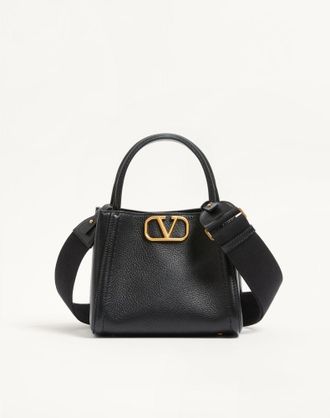 Valentino Garavani Borsa A Mano Piccola Valentino Garavani Alltime In Vitello Granato Donna NERO UNI