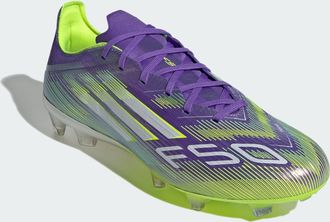adidas adidas Performance Unisex F50 Pro Firm Ground Boots - Purple - Size UK 10.5