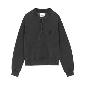 Isabel Marant Sweatshirts, female, Black, Size: 2XS Simony Sweatshirt