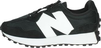 New Balance Mens 327 Shoes, Black/White, 11/M