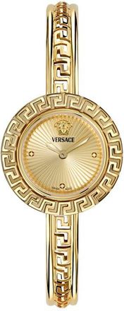 Versace Greca Pendant Bracelet Watch Set, 28mm in Ip Yellow Gold at Nordstrom
