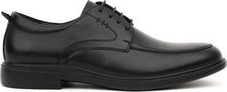 Sergio Moretti Schoenen, Heren, Zwart, 44 EU, Leer, Zwarte Formele Gesloten Platte Schoenen