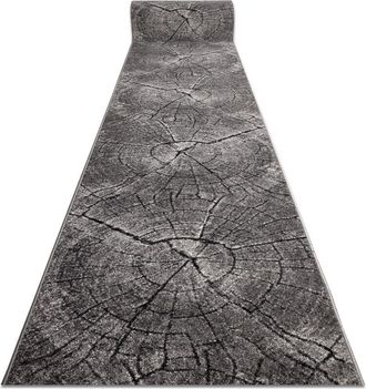 RugsX Rugsx - Runner silver Tronko Tree wood grey 120cm grey 120x220 cm