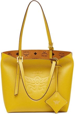 MCM Aren Vi Tote - Dames - Shoppers - Geel - ONE Size - Tassen