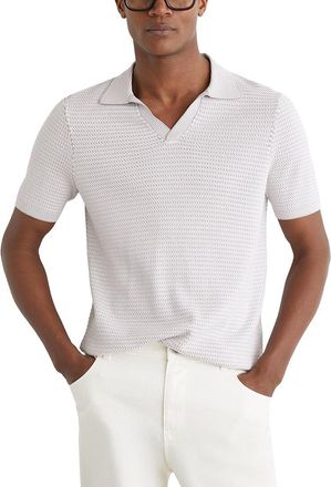 Reiss Redbury Open Collar Sweater