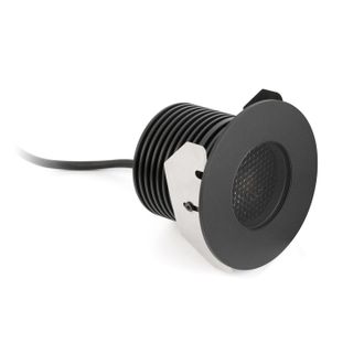 Faro Barcelona Faro Barcelona - Grund Empotrable De Suelo Inoxidable Satinado Y Negro Mate 70732