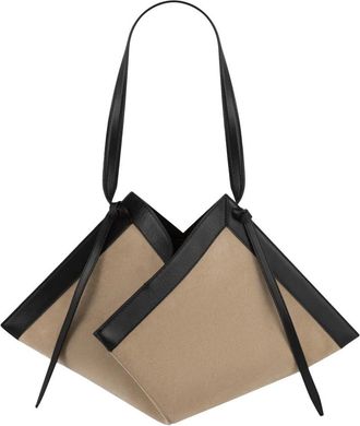Yuzefi Wonton Diamond Silhouette Leather Bag