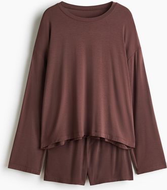 H&M Pyjama aus Modal - Beige