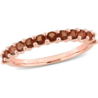 Delmar Smoky Quartz Anniversary Ring in Brown at Nordstrom Rack, Size 7