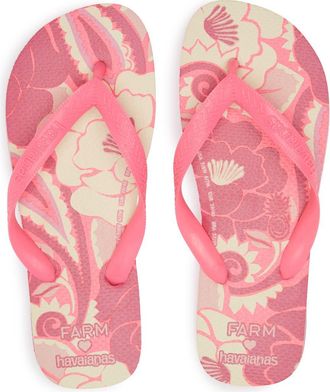 Havaianas x Farm Rio Flip Flop in Pink Flux at Nordstrom Rack, Size 7/8