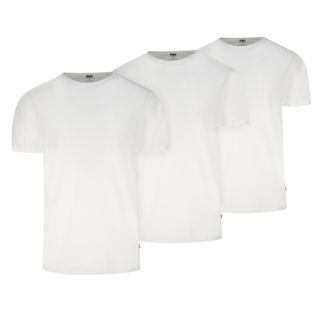 Levi's T-Shirt LEVIS LEVIS MEN SOLID CREW 3P, Herren, Gr. XL, wei&szlig;, Obermaterial: 95% Baumwolle, 5% Elasthan, Shirts T-Shirt