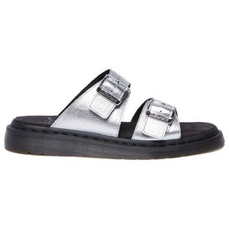 Dr. Martens Josef Milled Metallic Sandalen - Unisex | grau