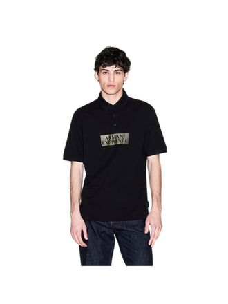 A|X Armani Exchange herenpolo met patch