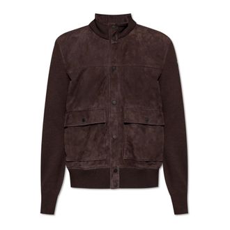 Moncler Heren, Truien, Bruin, Maat: L Suède