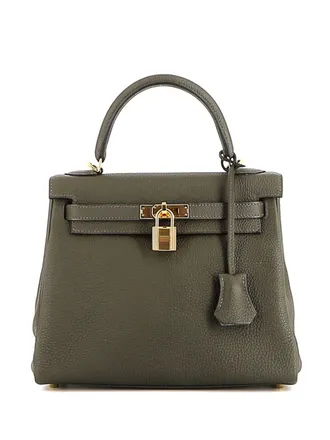 Hermès 2021 Kelly 25 two-way handbag - Green