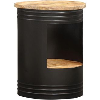 vidaXL Mesa De Caf&eacute; 43x55 Cm Madera De Manguera Masiva