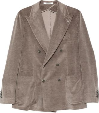 Tagliatore Giacca Double-breasted Corduroy Jacket