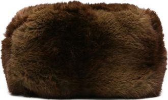 Apparis Jumbo Mink Noor clutch bag - Brown