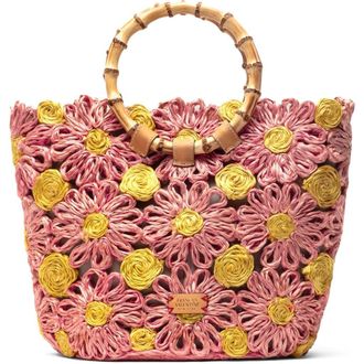 Frances Valentine Flora Tote in Pink/Yellow at Nordstrom Rack