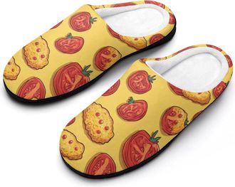 Generic Funny Chicken Nuggets Mens Slippers Comfortable And Non-slip Cotton Slipper Shoe for House