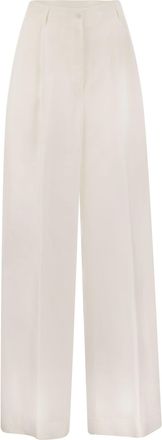 Antonelli Tulipano Linen Wide Trousers
