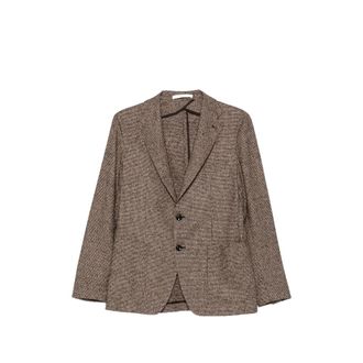 Tagliatore Textured Single-breasted Blazer