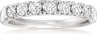 Ross-Simons Diamond 7-Stone Ring in Platinum