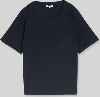 Tom Tailor Regular Fit T-Shirt aus reiner Baumwolle in Dunkelblau, Gr&ouml;&szlig;e XXXL