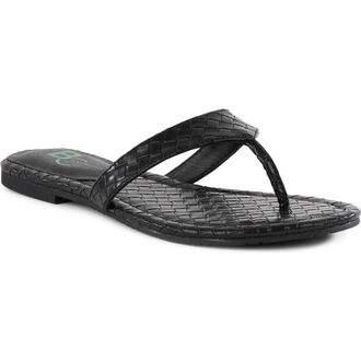 BC Footwear Fiera Flip Flop in Black at Nordstrom, Size 6.5