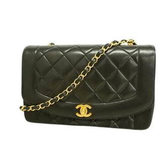Chanel Pre-owned Vintage Schoudertas - Dames - Pre-owned - Zwart - Maat: ONE Size Leer