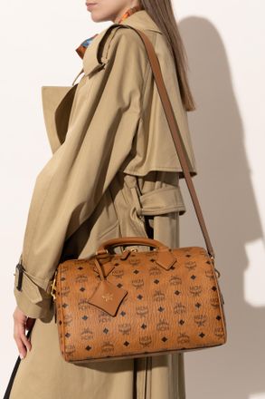 MCM Ella Medium Handheld Bag, Womens, Brown