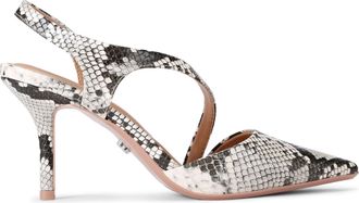 Carvela Womens Symmetry Court Heels - Black/White - Size UK 6