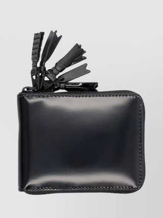 Comme Des Garçons compact zip wallet with tassel