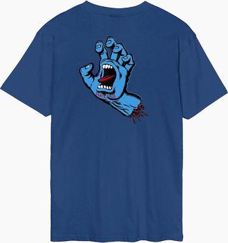 Santa Cruz Mens Santa Cruz Mens Screaming Hand Short Sleeve T-Shirt - Navy - Size: 40