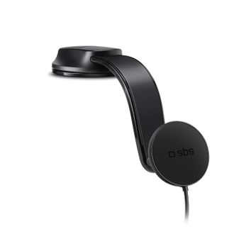 SBS Soporte Para Coche Para Smartphone Con Cargador Inal&aacute;mbrico Magsafe - Negro