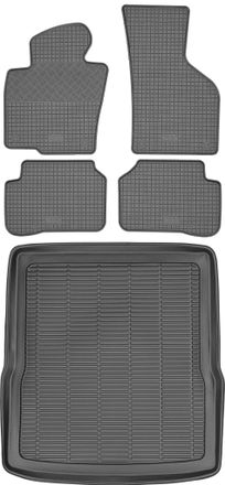 OEM Volkswagen Passat B6 Kombi De 2005 A 2011. Juego De Alfombrillas De Goma Para Coche Y Maletero
