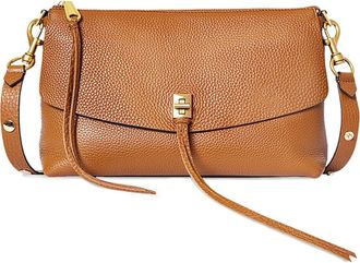 Rebecca Minkoff Darren Leather Crossbody Bag in Caramello at Nordstrom