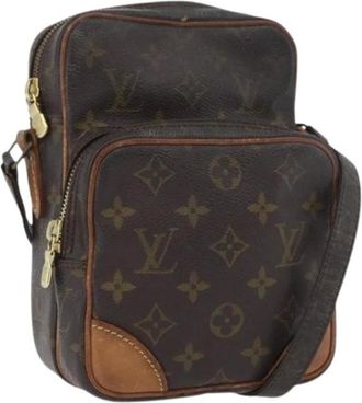 Louis Vuitton Pre-owned Cross Body Bags, female, Brown, Size: ONE SIZE Pre-owned Vintage Monogram Shoulder Bag