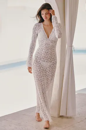 Mare Mare Lace Cover-Up Maxi Dress