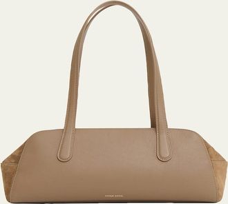 Mansur Gavriel Helios Leather & Suede East-West Shoulder Bag