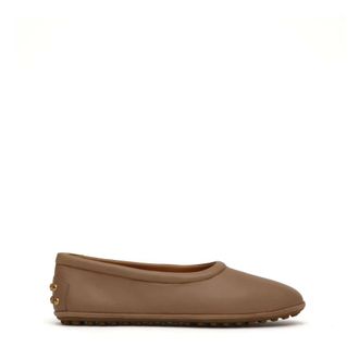 Tod's Tods, Ballerinas, female, Beige, Size: 8 1/2 US Ballerina Accollata