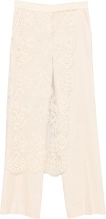 Zimmermann Valiant Lace-panelled Tailored Trousers