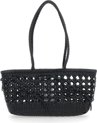 Osoi Biscuit Schoudertas - Dames - Shoppers - Zwart - ONE Size - Leer - Tassen