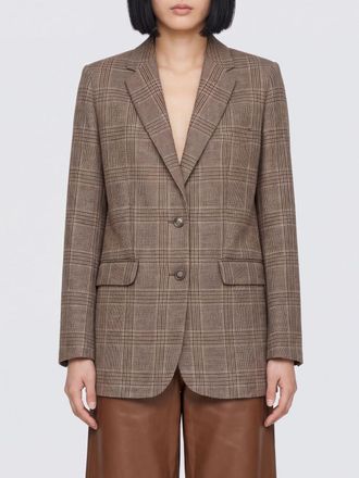 A.P.C. A. P.C. Single-Breasted Tartan Virgin Wool Blazer with Notch Lapels