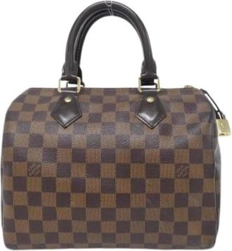 Louis Vuitton Pre-owned Handbags, female, Brown, Size: ONE SIZE Pre-owned Damier Boston Bag