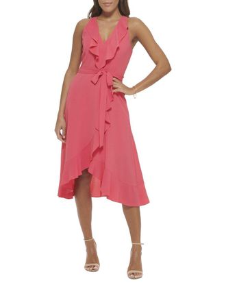 Kensie Crepe Scuba Midi Dress