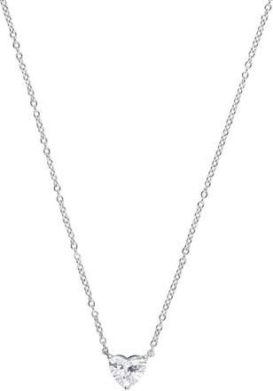 Grown Brilliance 14KT White Gold 0.60 Carat Lab Grown Diamond Necklace for Women